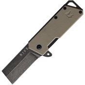 Rive 001 Rogue Mini Framelock Knife Sandstorm G10 Handles