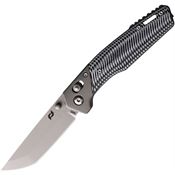 Schrade 1136250 Krux Pivot Lock Bead Blast Knife Black/White Handles