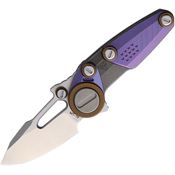 Stedemon MT16BLU NOC MT16 Framelock Knife Blue Handles