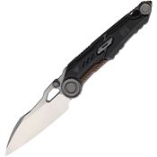 Stedemon MT19GRY NOC MT19 Linerlock Knife with Black Handles