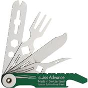 Swiss Advance 51448 CRONO N5 Pocket Knife Green Handles