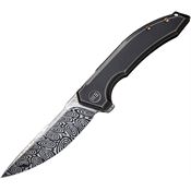 We 21016DS1 Quixotic Framelock Knife Black/Bronze Handles