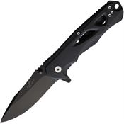 Bear Ops MC400B4 Rancor II Linerlock Knife Black Handles