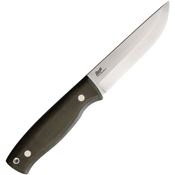 BRISA 302 Trooper 115 Fixed Blade Knife Green Micarta Handles