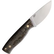 BRISA 361 Skinner 90 Fixed Blade Knife Stabilized Curly Birch Handles