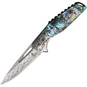 BucknBear 1991A Abalone Linerlock Knife