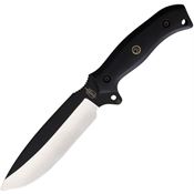 BucknBear 71449 Black Bear Hunter two-tone Fixed Blade Knife Black Handles