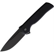 Ferrum Forge  010BB ATCF Lite Linerlock Knife with Black Handles