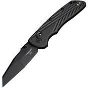 Hogue 24366 Deka ABLE Lock Wharn Black Cerakote Folding Knife Black Handles