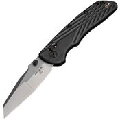 Hogue 24369 Deka ABLE Lock Wharn Tumbled Folding Knife Black Handles