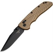 Hogue 24377 Deka ABLE Lock Black Clip Cerakote Folding Knife Dark Earth Handles