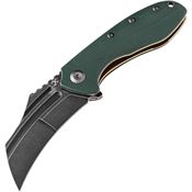 Kansept  1031A2 KTC3 Linerlock Knife Green G10 Handles