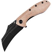 Kansept  1031B2 KTC3 Linerlock Knife Brown Micarta Handles