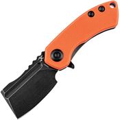 Kansept  3030A7 Mini Korvid Linerlock Knife Orange Handles