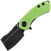 Kansept  3030A8 Mini Korvid Linerlock Knife Green Handles