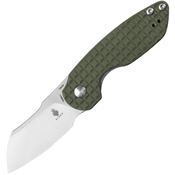 Kizer  2569C1 October Mini Linerlock Knife Green Handles