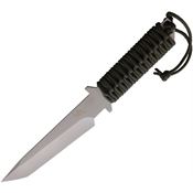 Linton  91011ANS L91011Ans Wrapped Bead Blast Fixed Blade Knife Od Green Handles