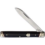 Rough Rider  2383 Doctor's Knife Black Micarta