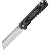 Schrade 1159291 Lateral Framelock Knife Black/Green G10 Handles