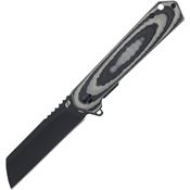 Schrade 1159293 Lateral Framelock Knife Black/White G10 Handles