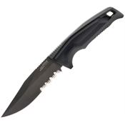 SOG 17220257 Recondo Fx Serrated Black Fixed Blade Knife Black Handles