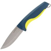 SOG 17410141 Aegis Fx Stonewash Folding Knife Indigo/Yellow Handles