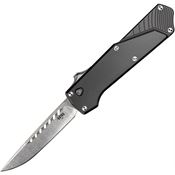 Southern Grind 22211 Auto Arachnid OTF Satin Knife Black Handles