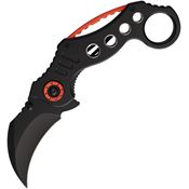 S-TEC 2734RD Karambit Assist Open Linerlock Knife with Red Handles