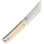 BRISA Knives 332 Kwaiken 90 Satin Fixed Blade Knife Ivory Handles