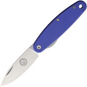 Blue Ridge Knives 6 Churp Linerlock Knife with Blue Handles