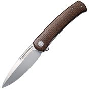 Civivi Knives 21025B1 Cetos Framelock Knife Brown Handles