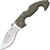 Cold Steel Knives 21STAA Spartan Lockback Knife OD Green Handles