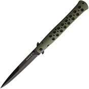 Cold Steel Knives 26SXPODBK Ti-Lite Linerlock Knife OD Green Handles