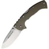 Cold Steel Knives 62RQDESW 4-Max Scout Stonewashed Lockback Knife Dark Earth Handles