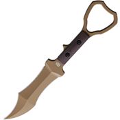 Halfbreed Blades CCK03DE CCK Tuhon Raptor Dark Earth Fixed Blade Knife Dark Earth Handles