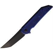 Hoback Knives 019JBS Radford Framelock Knife Juma Blue Handles