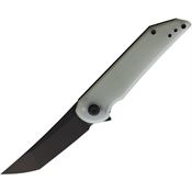 Hoback Knives 019JG Radford Framelock Knife Jade G10 Handles