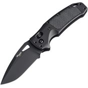 Hogue Knives 36374 K320 Able Lock Black Cerakote Folding Knife Black Handles