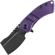 Kansept Knives 2030A3 Korvid M Linerlock Knife Black/Purple Handles