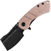 Kansept Knives 2030A5 Korvid M Linerlock Knife Brown Handles