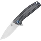 Kizer Cutlery & Knives 3471N4 Gemini Linerlock Knife Black/White Handles