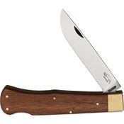 OTTER-Messer Knives 07MS Large Lockback Knife Brown Wood Handles