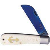 OTTER-Messer Knives 173KNML Large Anchor Spectrum Folding Knife Natural Handles