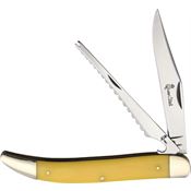 Queen City Knives 46Y Fish Knife Yellow Handles