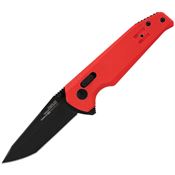 SOG Knives 12570857 Vision LTE XR Lock Black Knife Red Handles