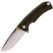 SOG Knives 14060143 Tellus Framelock Knife Green Handles