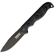 Springfield Armoury Knives 4607 Hunting Fiber Black Fixed Blade Knife Carbon Handles