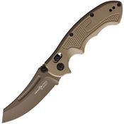 Viking Tactics K7PFFDE Patriot ABLE Lock Dark Earth Folding Knife Dark Earth Handles