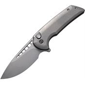 WE Knife Company 054BL2 Mini Malice Button Lock Stonewash Knife Stonewash Handles