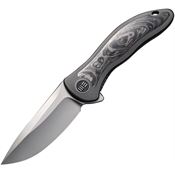 WE Knife Company 18046CF1 Synergy2v2 Framelock Knife Carbon Fiber Handles